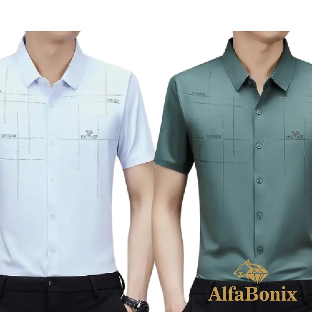 Alphabonix Men's Shirt Alpha Loeveder 2-Pack