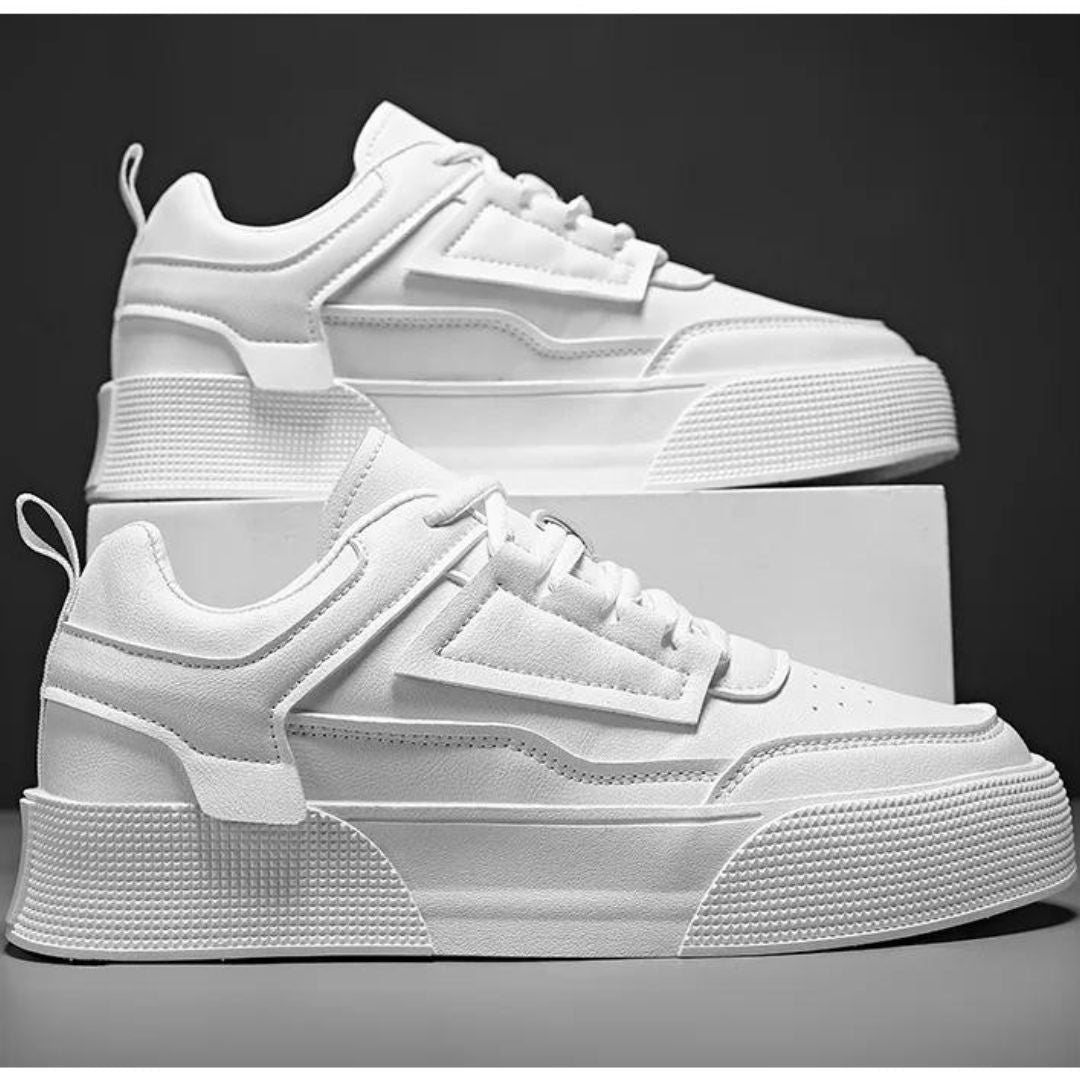 Alphabonix Board  Men's Premium Skate-Inspired Platform Sneaker (+3cm)