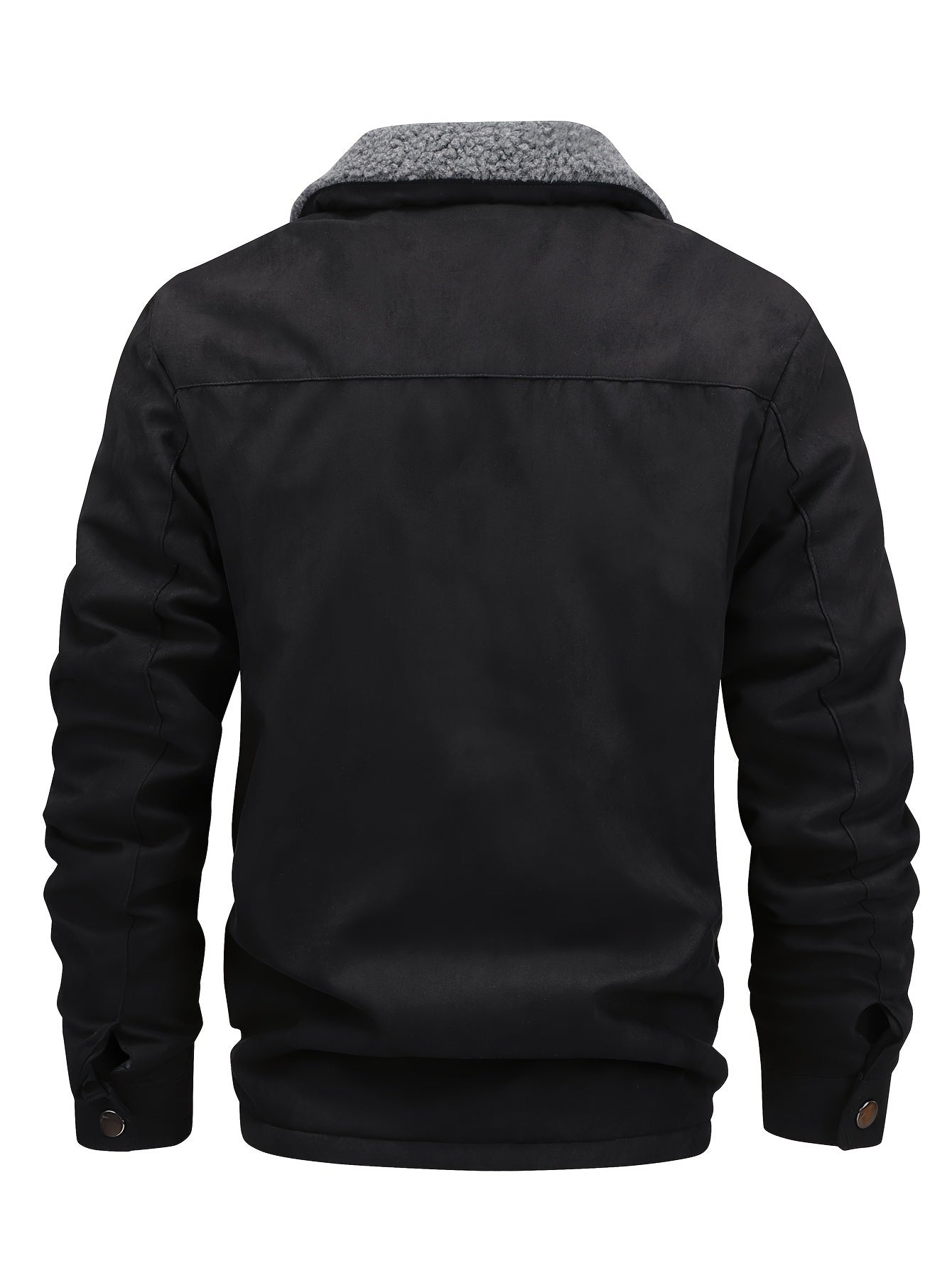 Alphabonix Men's Fleece-Lined Winter Jacket