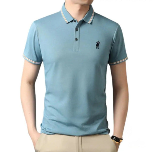 Alphabonix Classic Plain Polo Shirt 2-Pack