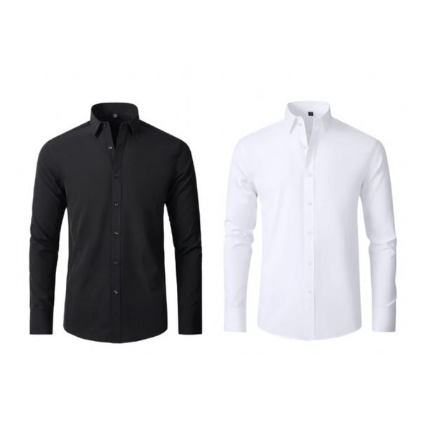 Alphabonix Ultra Elegance Social Shirt Set 2-Pack