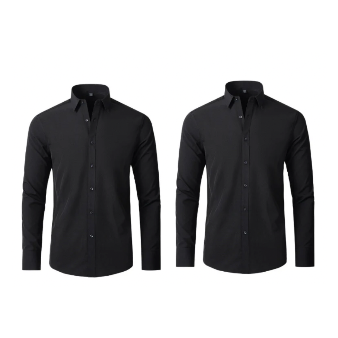 Alphabonix Ultra Elegance Social Shirt Set 2-Pack