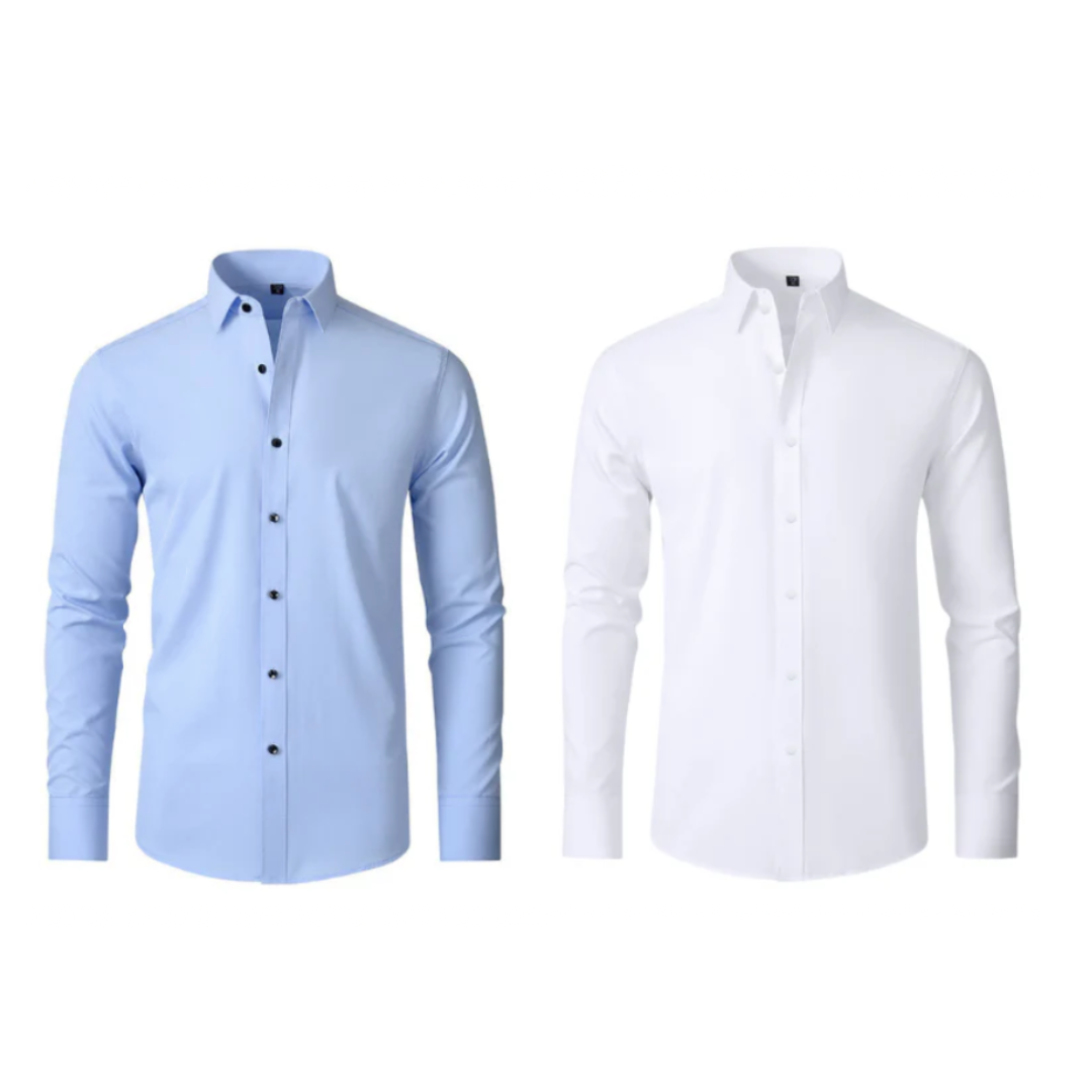 Alphabonix Ultra Elegance Social Shirt Set 2-Pack
