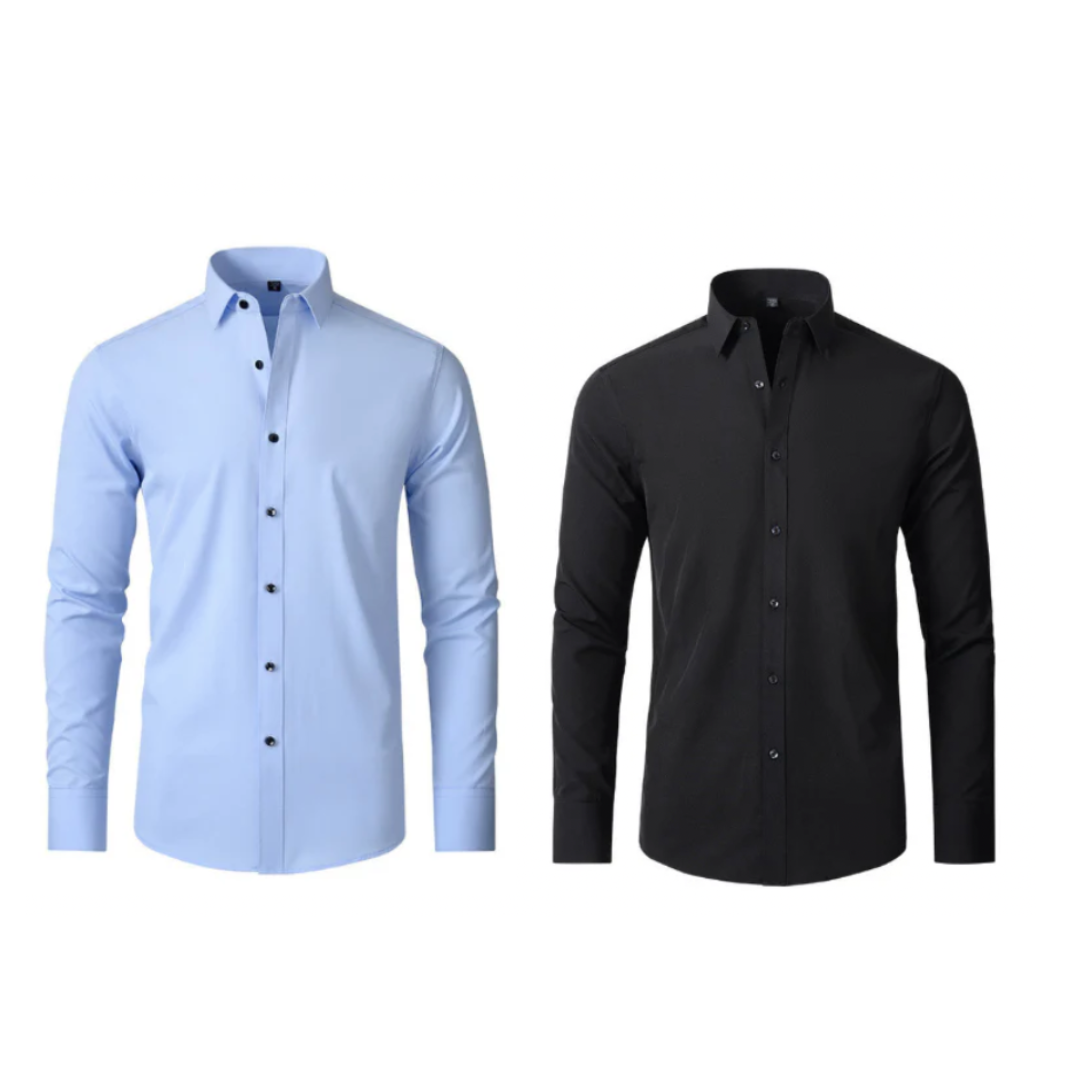 Alphabonix Ultra Elegance Social Shirt Set 2-Pack