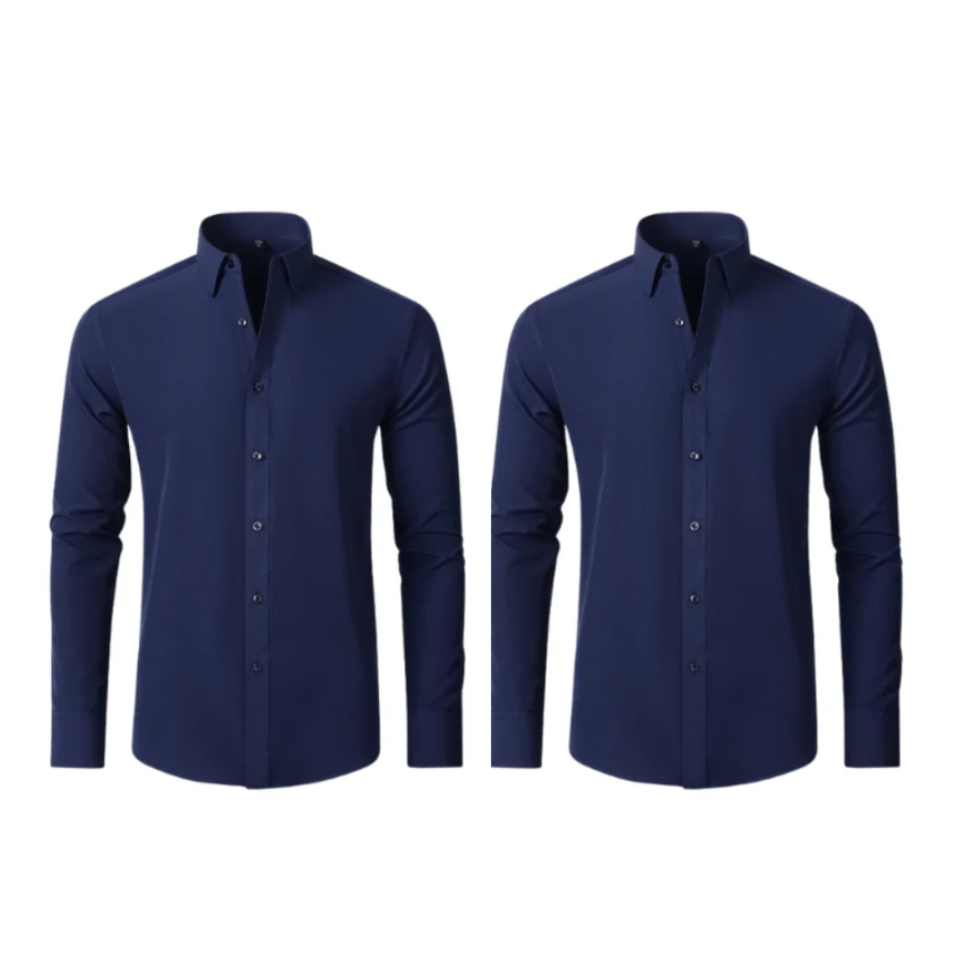 Alphabonix Ultra Elegance Social Shirt Set 2-Pack