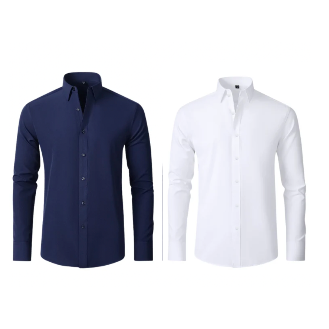 Alphabonix Ultra Elegance Social Shirt Set 2-Pack