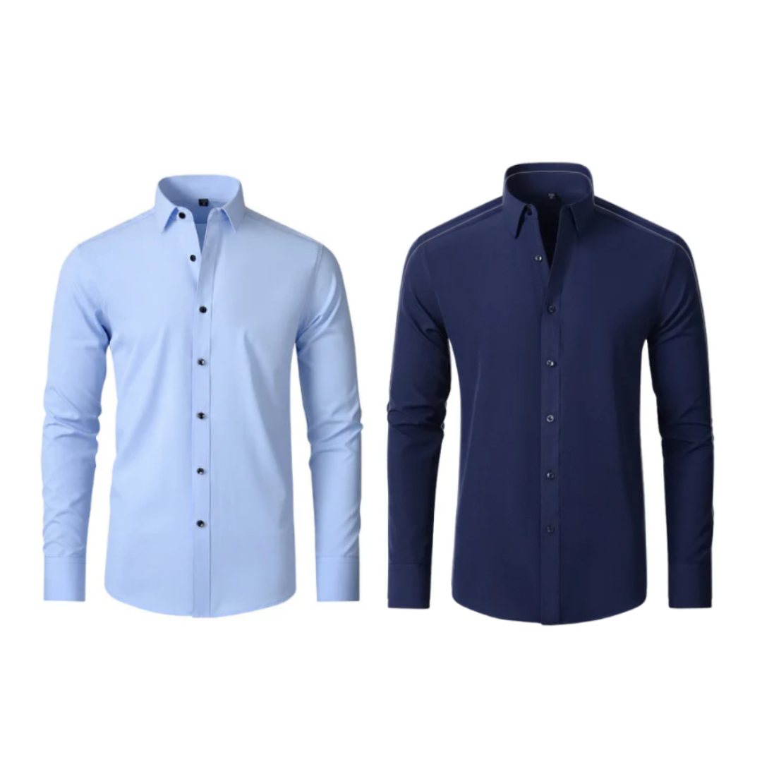Alphabonix Ultra Elegance Social Shirt Set 2-Pack