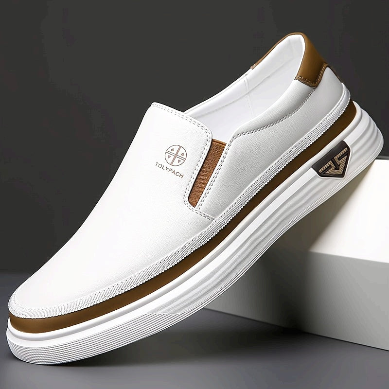 Alphabonix Men’s Minimalist Slip-On Loafers