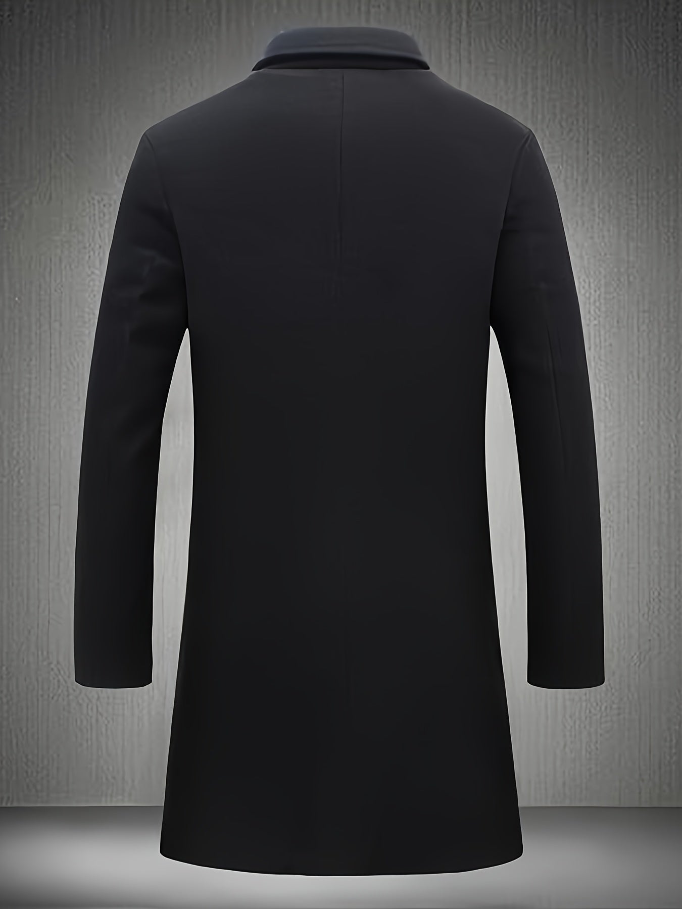 Alphabonix Classic Single-Breasted Trench Coat