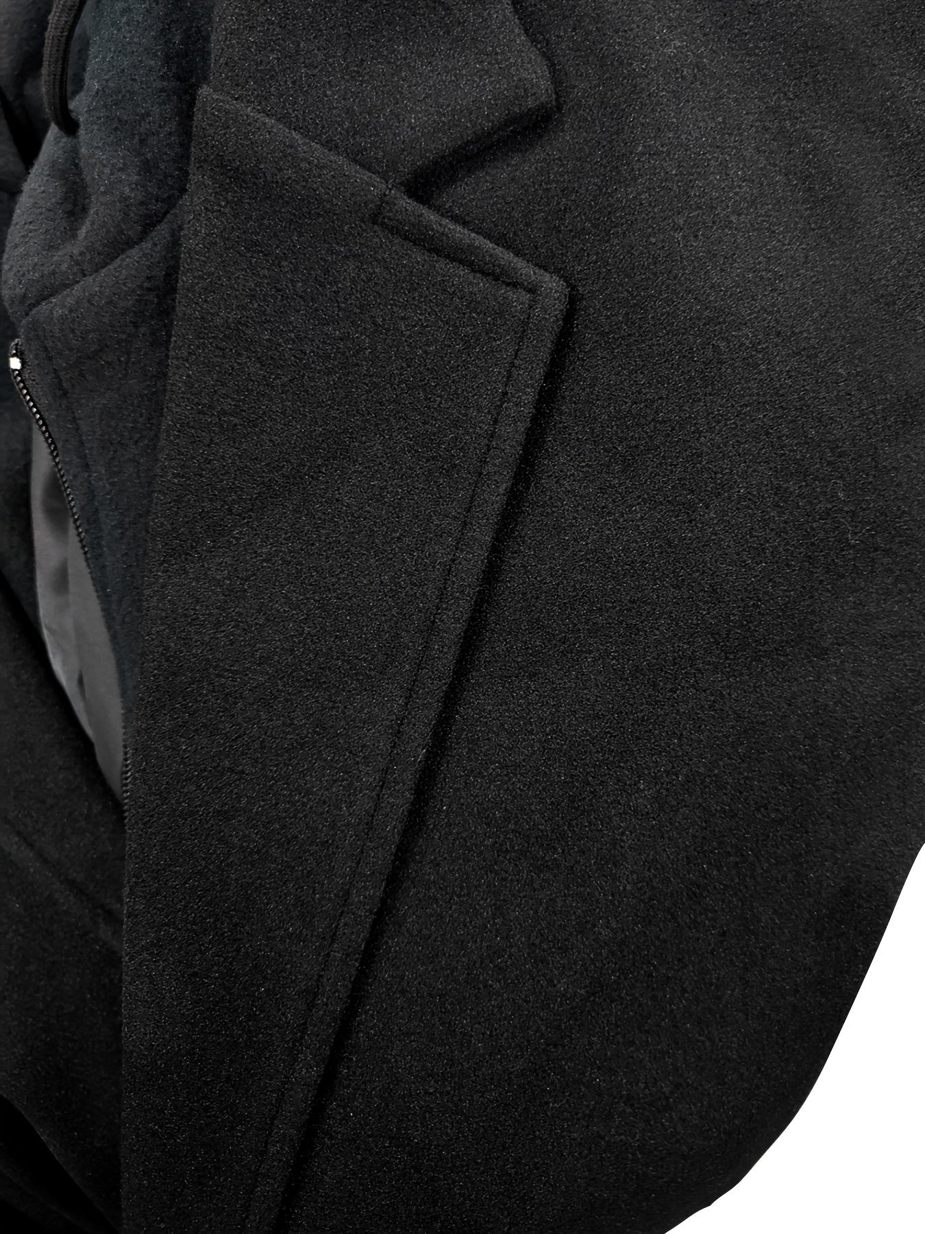 Alphabonix Black Urban Trench Coat