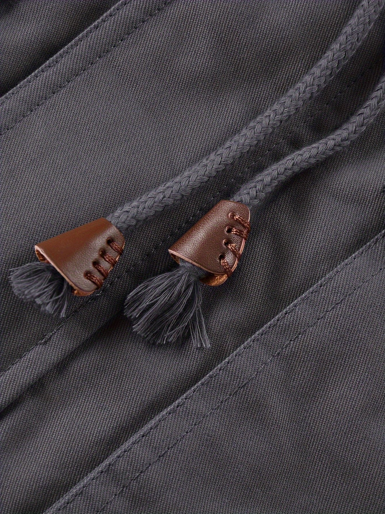 Alphabonix Men's Fleece-Lined Hooded Windbreaker