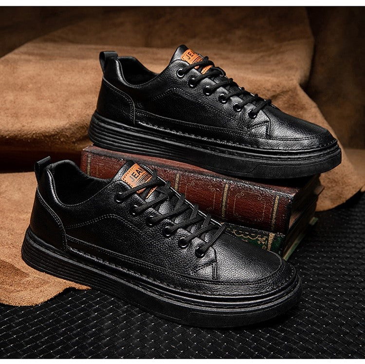 Alphabonix Lavini — Men's Premium PU Leather Casual Sneaker