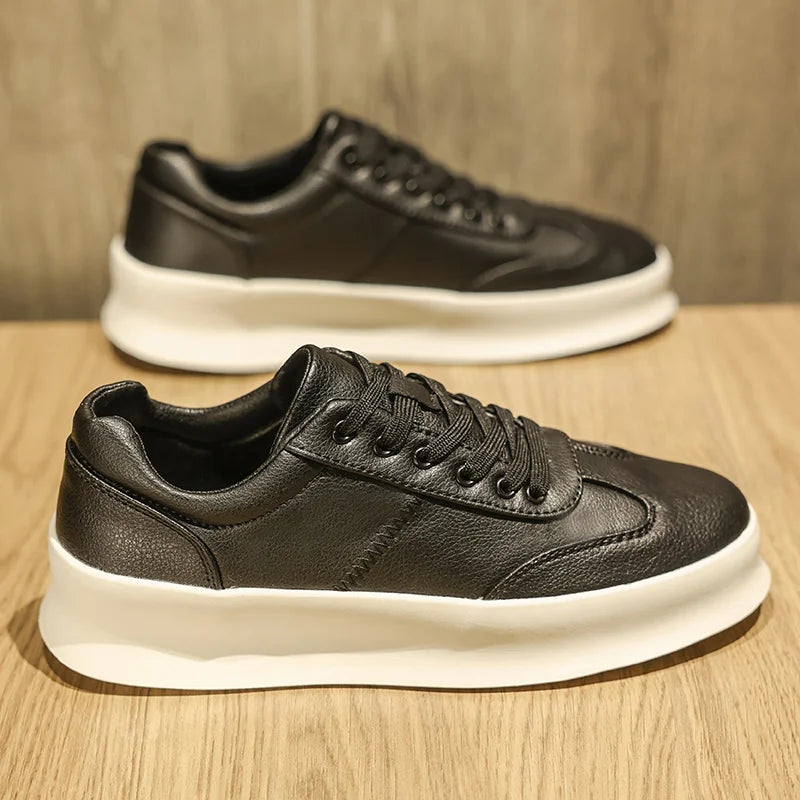 Alphabonix Lisboa — Men's Premium Microfibre Casual Sneaker