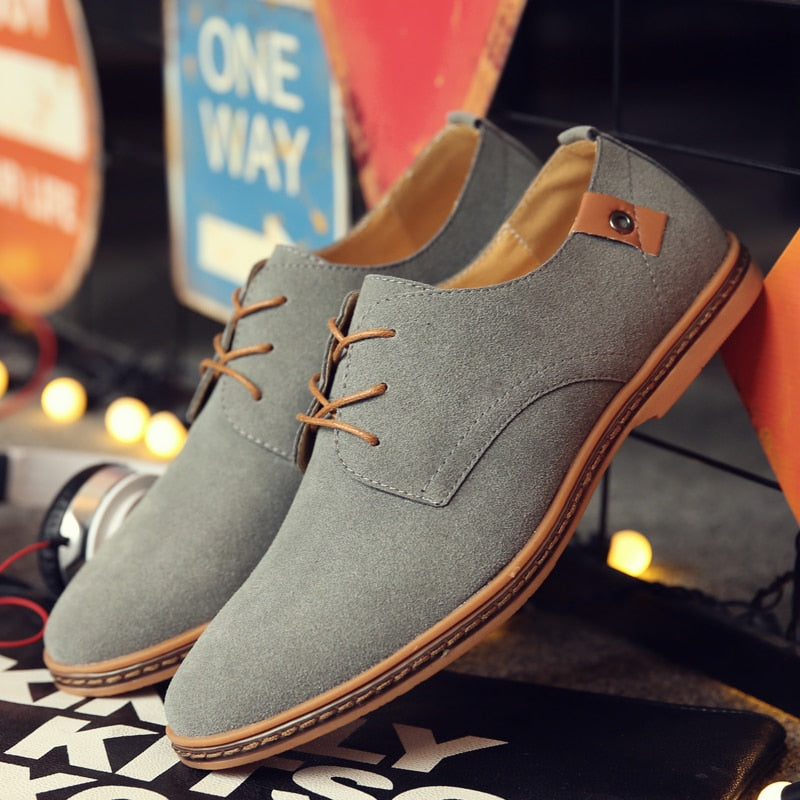 Alphabonix Stile — Men's Premium Suede Derby
