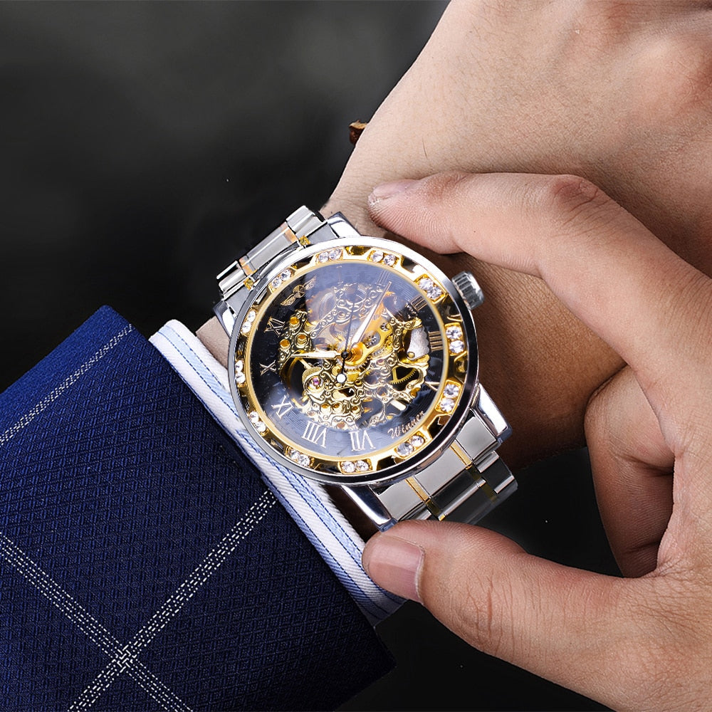 Alphabonix Diamond Luminous Watch