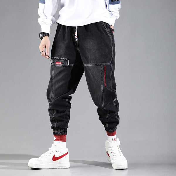 Alphabonix Men's Streetwear Jogger Jeans