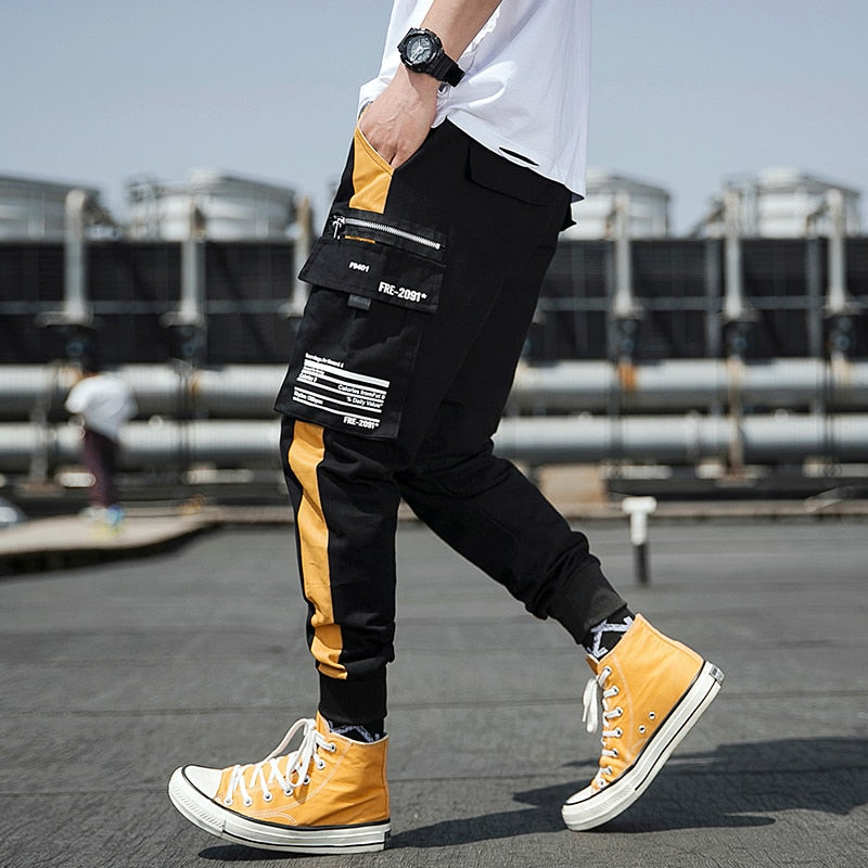 Alphabonix Trousers Streetwear Joggers