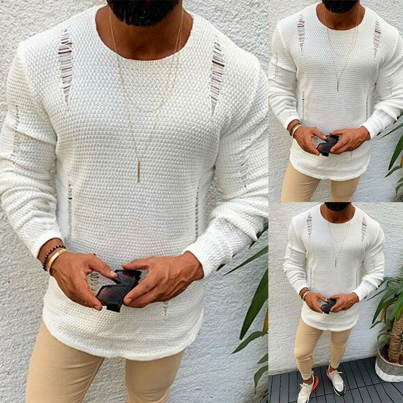 Alphabonix Men's Cotton Blend Sweater