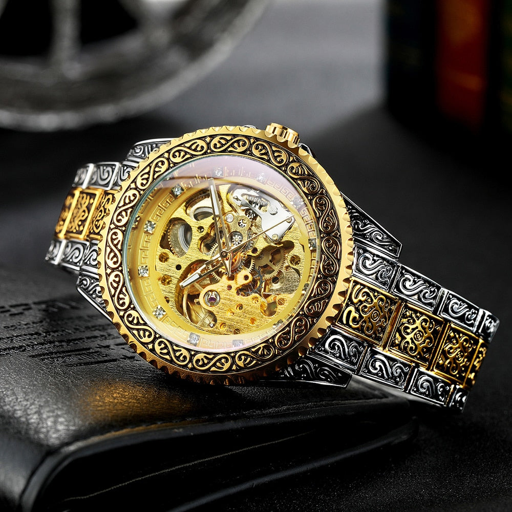 Alphabonix Bonix Goldentrib Watch