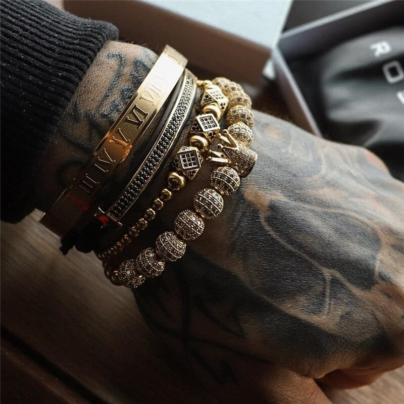Alphabonix King Caesar Bracelet Kit 4 Pieces