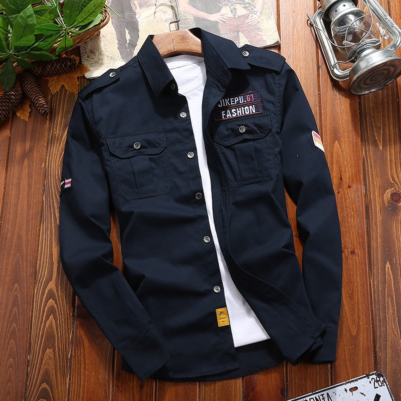 Alphabonix Military Jacket