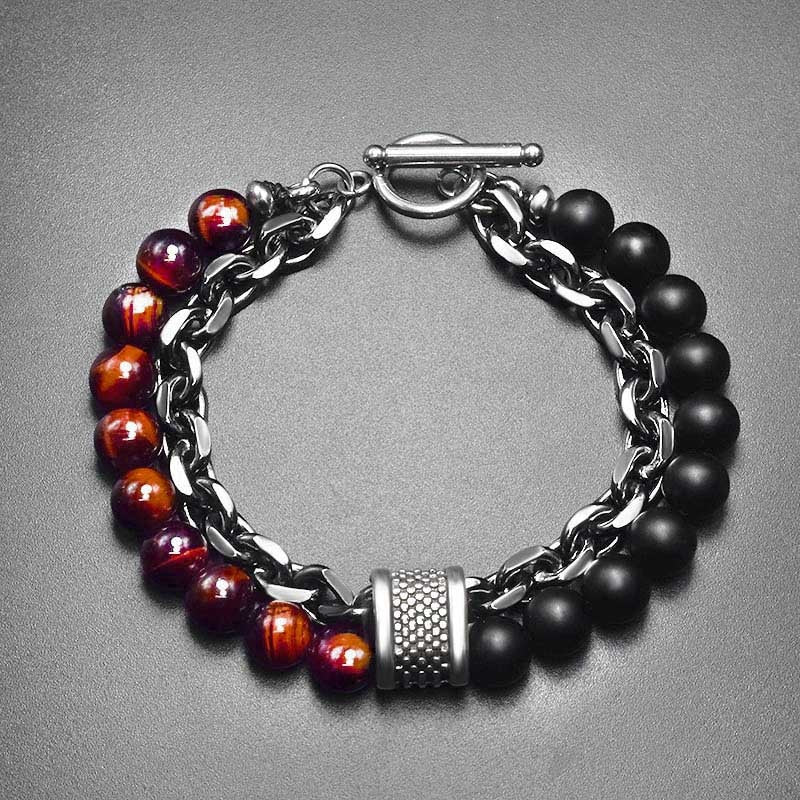 Alphabonix Tiger Eye Bracelet