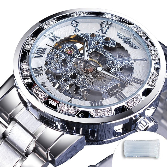 Alphabonix Diamond Luminous Watch