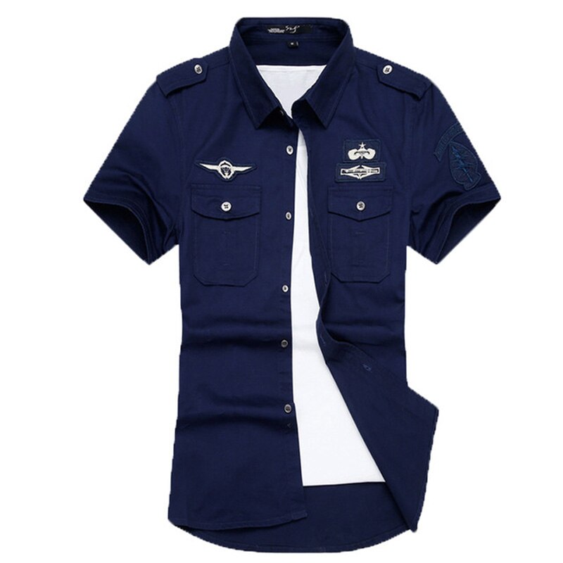 Alphabonix Men's Tactical Military Style Shirt