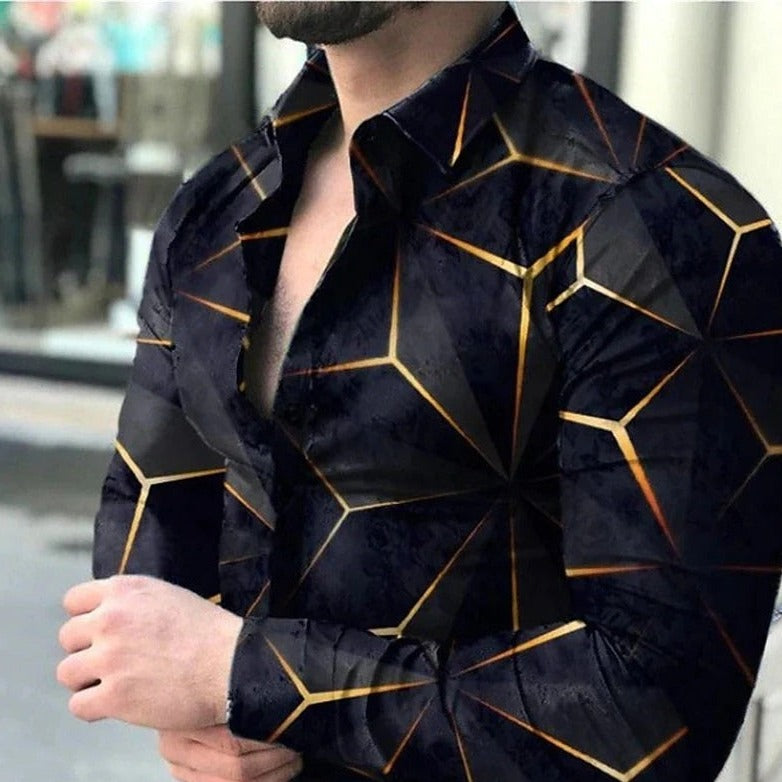 Alphabonix Clarck Printed Shirt