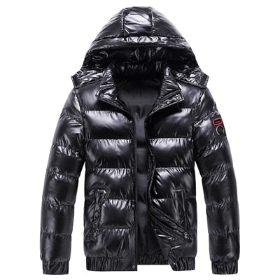 Alphabonix Ebrur Glossy Puffer Jacket