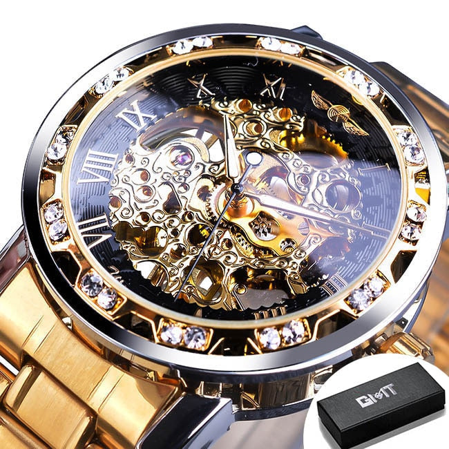 Alphabonix Diamond Luminous Watch