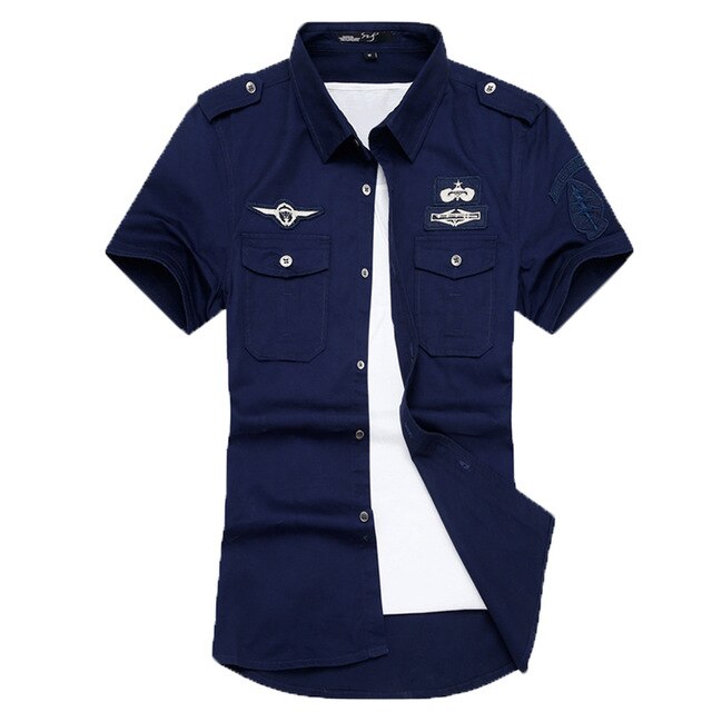 Alphabonix Men's Tactical Military Style Shirt