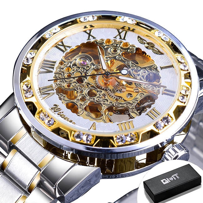 Alphabonix Diamond Luminous Watch