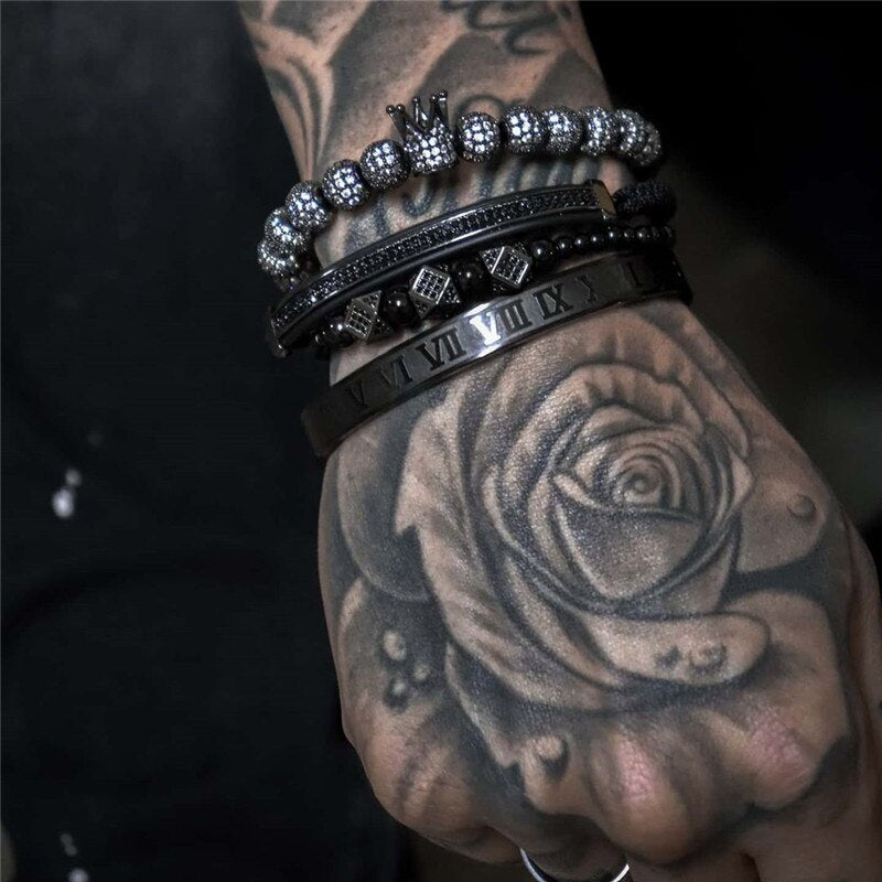 Alphabonix King Caesar Bracelet Kit 4 Pieces