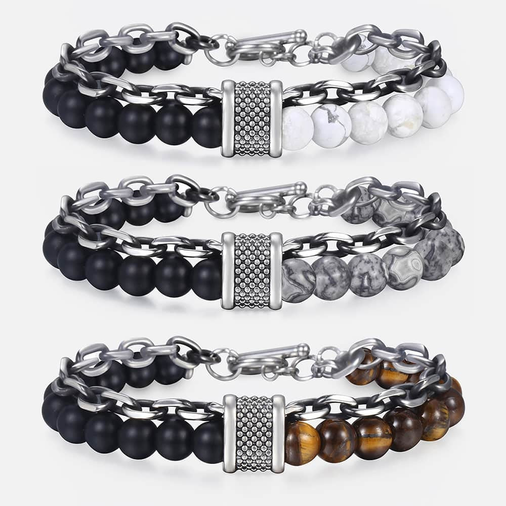 Alphabonix Tiger Eye Bracelet