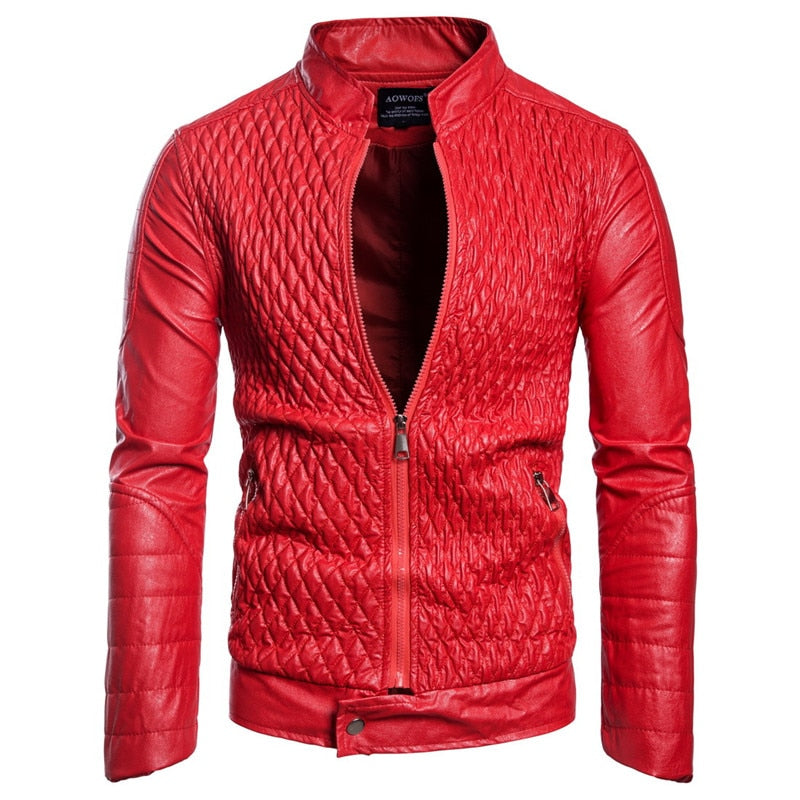 Alphabonix Leatrer Jacket