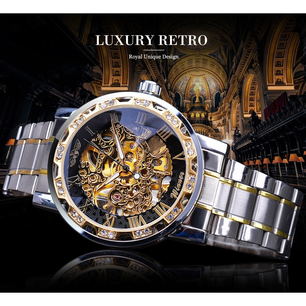 Alphabonix Diamond Luminous Watch