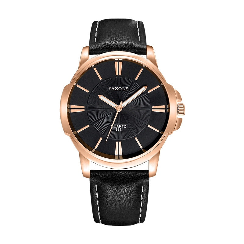 Alphabonix Leather Yazole Watch