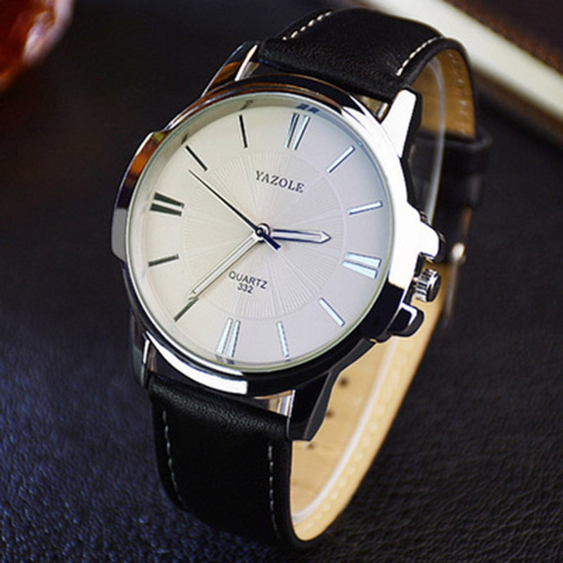 Alphabonix Leather Yazole Watch