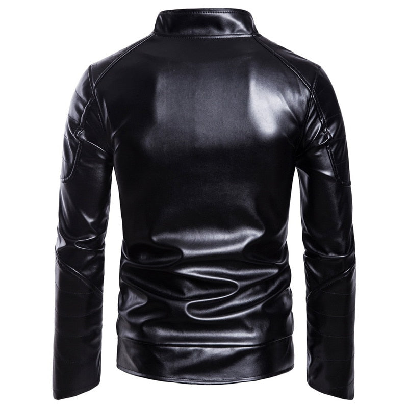 Alphabonix Leatrer Jacket