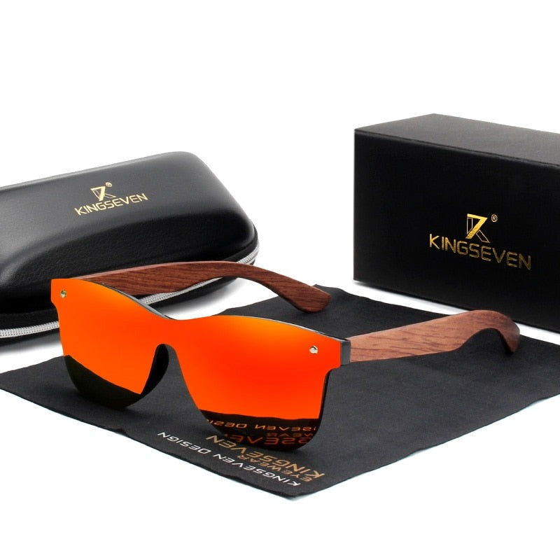 Alphabonix Natural Wooden Sunglasses