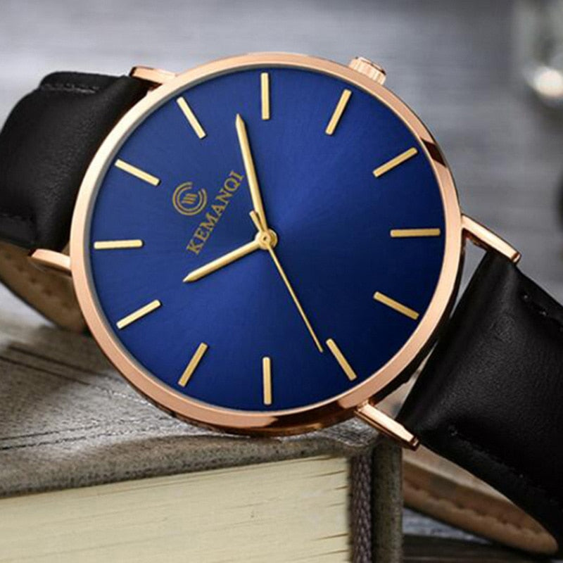 Alphabonix Luxury Ultra Thin Watch