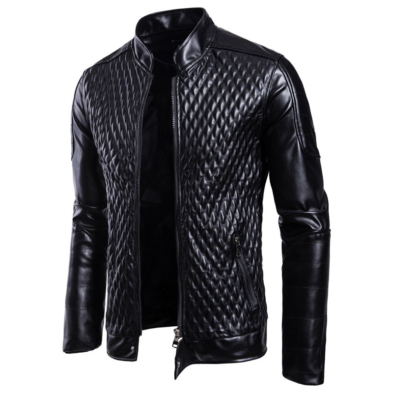 Alphabonix Leatrer Jacket