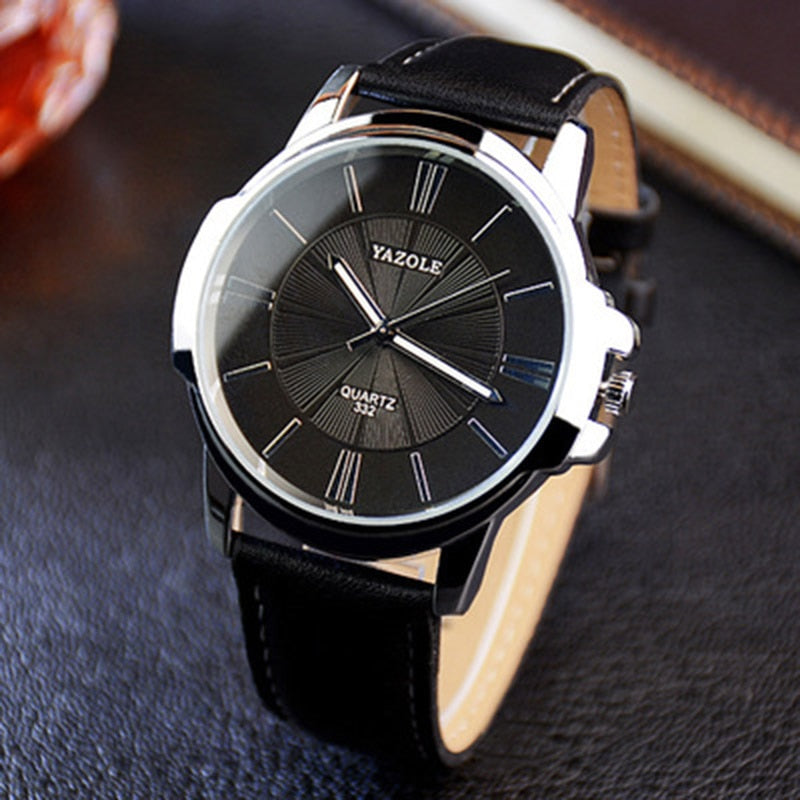 Alphabonix Leather Yazole Watch