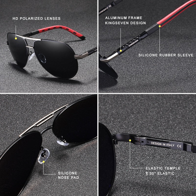 Alphabonix Kingseven Vintage Sunglasses