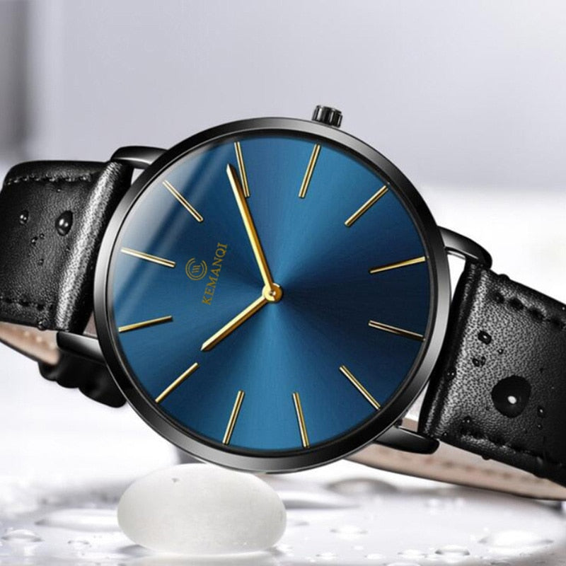Alphabonix Luxury Ultra Thin Watch