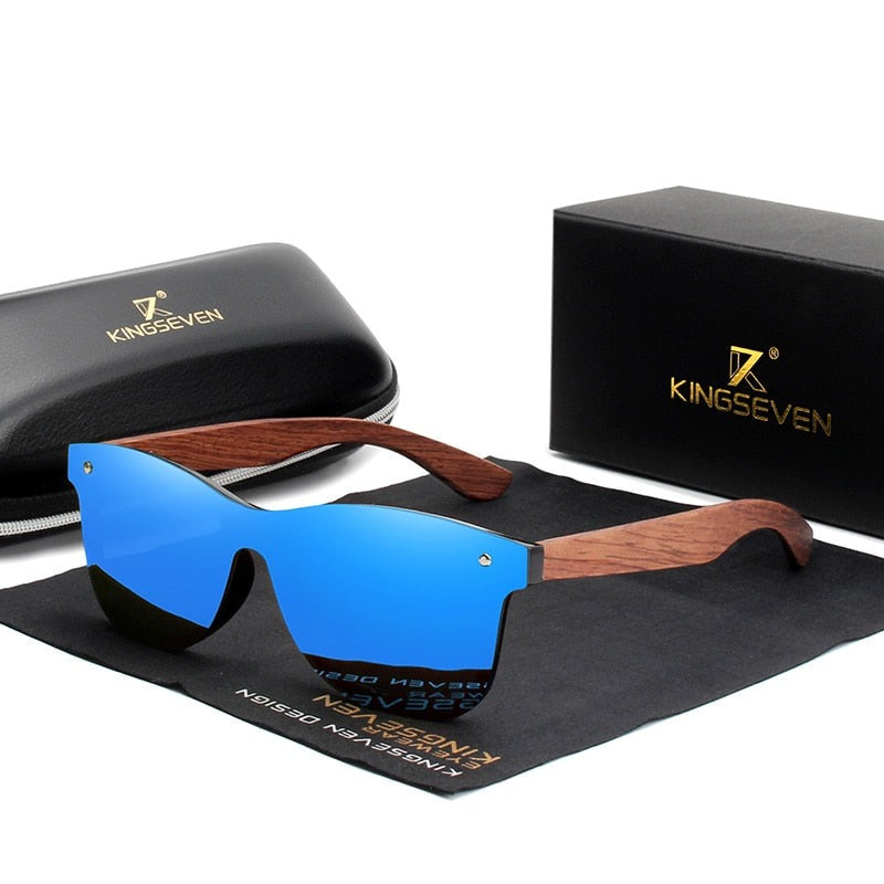 Alphabonix Natural Wooden Sunglasses