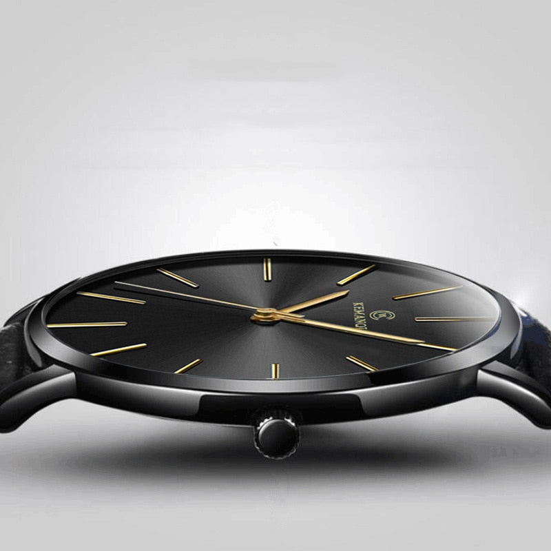 Alphabonix Luxury Ultra Thin Watch