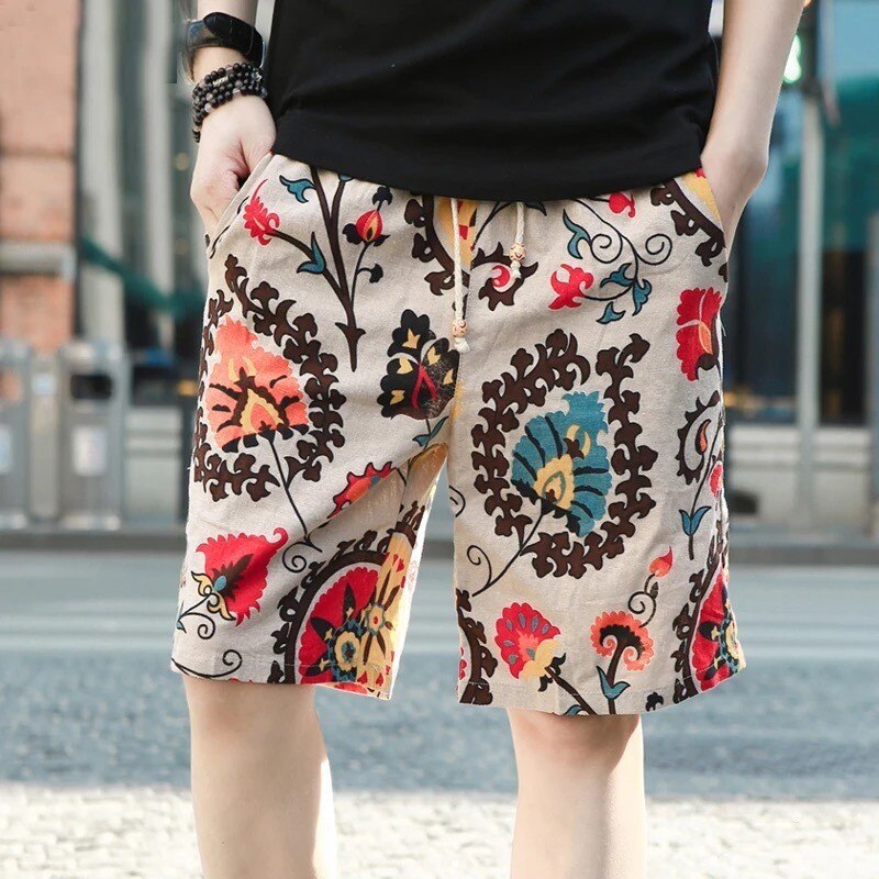 Alphabonix Streetwear Printed Shorts