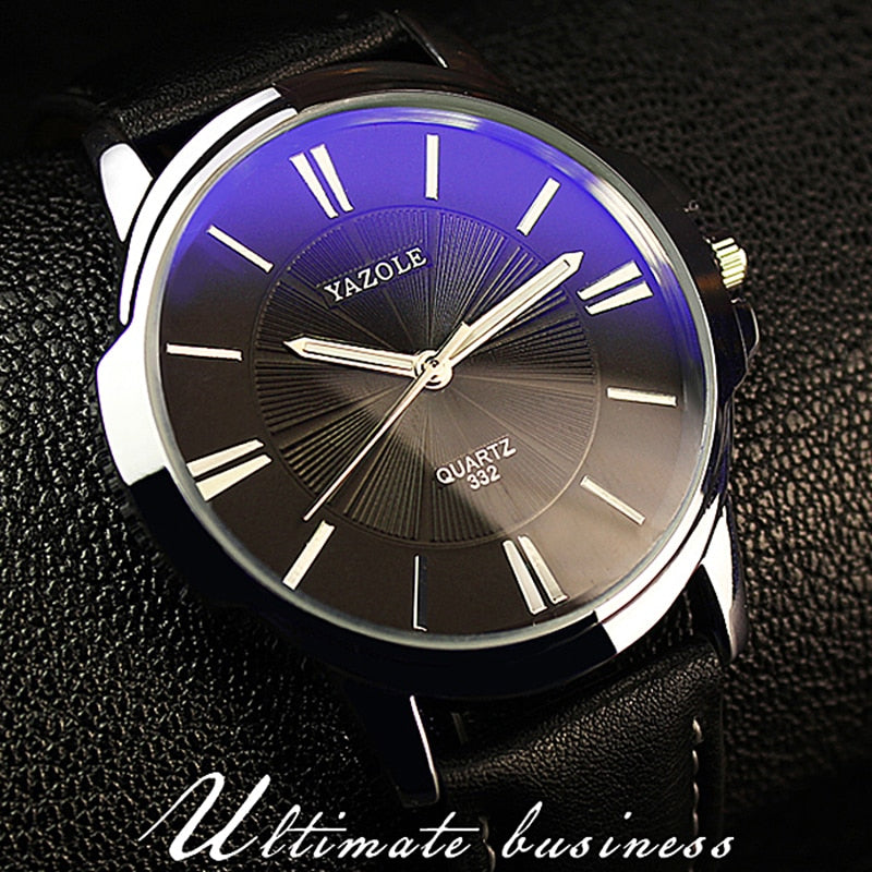 Alphabonix Leather Yazole Watch